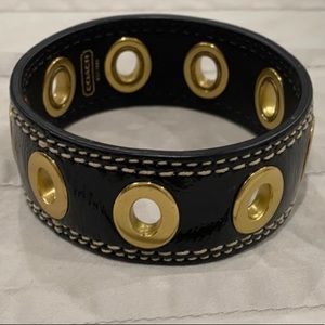 Coach Patent leather bracelet